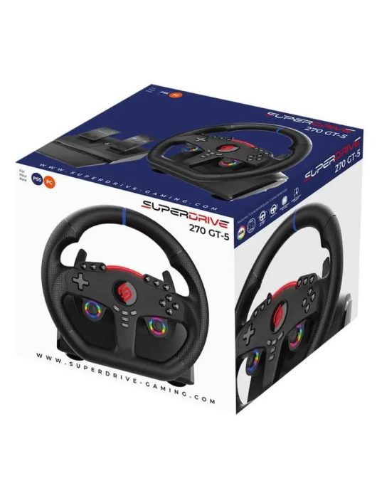 Subsonic Superdrive 270 GT5 Steering Wheel Black