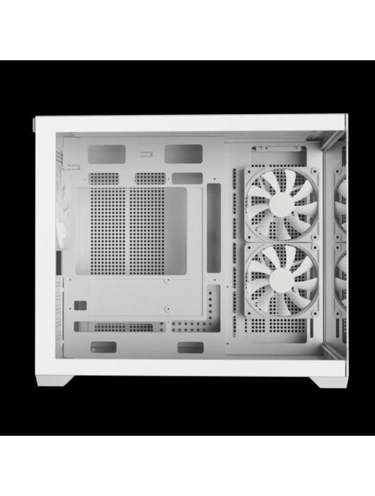 Gamdias Aura GC10M V2 WH ARGB Tempered Glass White