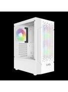 Gamdias Aura GC7 ARGB Tempered Glass White