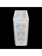 Gamdias Aura GC7 ARGB Tempered Glass White