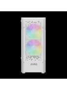 Gamdias Aura GC7 ARGB Tempered Glass White