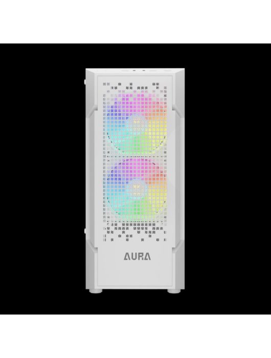 Gamdias Aura GC7 ARGB Tempered Glass White