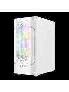 Gamdias Aura GC7 ARGB Tempered Glass White