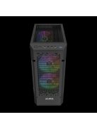 Gamdias Aura GC7 ARGB Tempered Glass Black