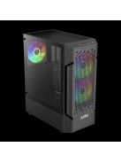 Gamdias Aura GC7 ARGB Tempered Glass Black