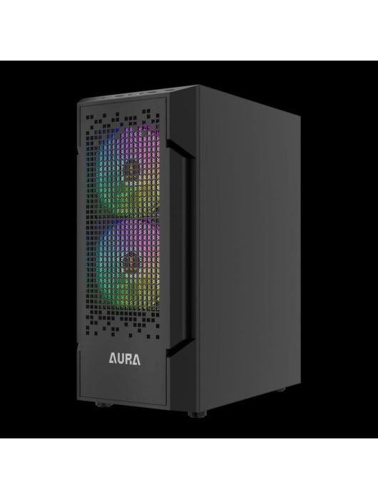 Gamdias Aura GC7 ARGB Tempered Glass Black