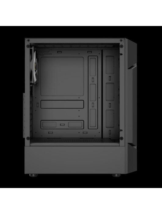 Gamdias Aura GC7 ARGB Tempered Glass Black