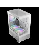 Gamdias Aura GC9M ELITE ARGB Tempered Glass White