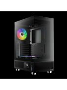 Gamdias Atlas E1 ARGB Tempered Glass Black