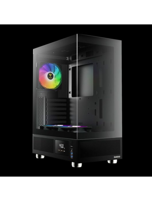 Gamdias Atlas E1 ARGB Tempered Glass Black