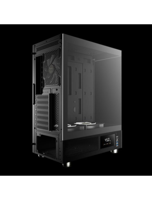 Gamdias Atlas E1 ARGB Tempered Glass Black