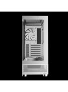 Gamdias Atlas E1 ARGB Tempered Glass White