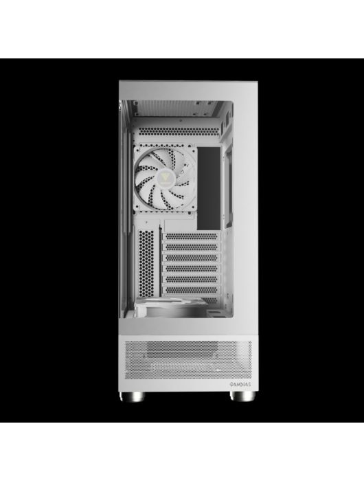 Gamdias Atlas E1 ARGB Tempered Glass White