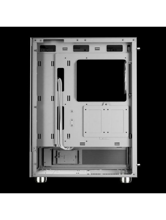 Gamdias Atlas E1 ARGB Tempered Glass White