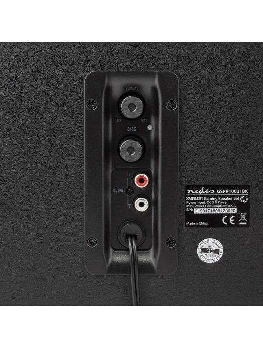 Nedis GSPR10021BK Gaming Speaker Black