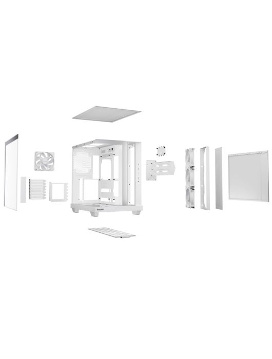 Be quiet! Light Base 500 LX Tempered Glass White