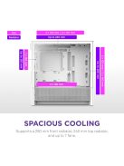 NZXT H3 Flow Tempered Glass White