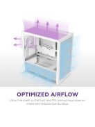 NZXT H3 Flow Tempered Glass White