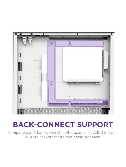 NZXT H3 Flow Tempered Glass White