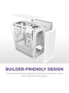 NZXT H3 Flow Tempered Glass White