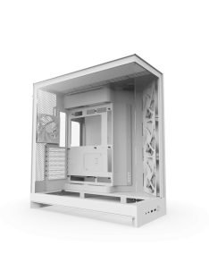 NZXT H9 Flow (2025) Tempered Glass White