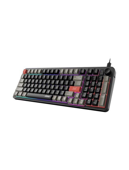 Msi FORGE GK110 Gaming Keyboard Black HU