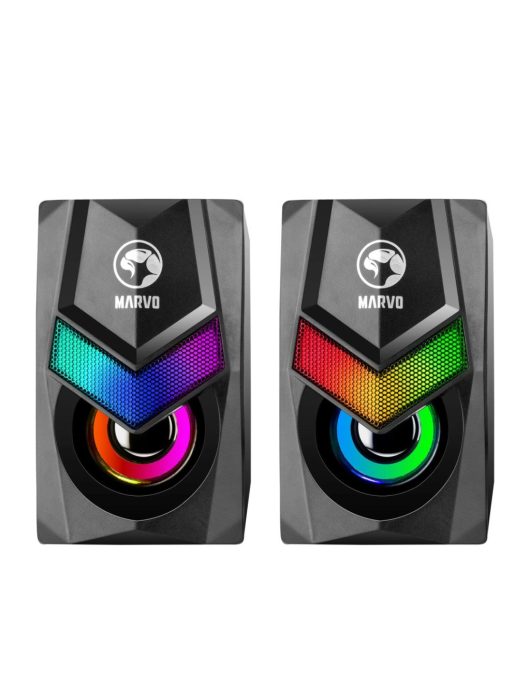 Marvo Havoc 10 2.0 Stereo RGB Gaming Speaker Black