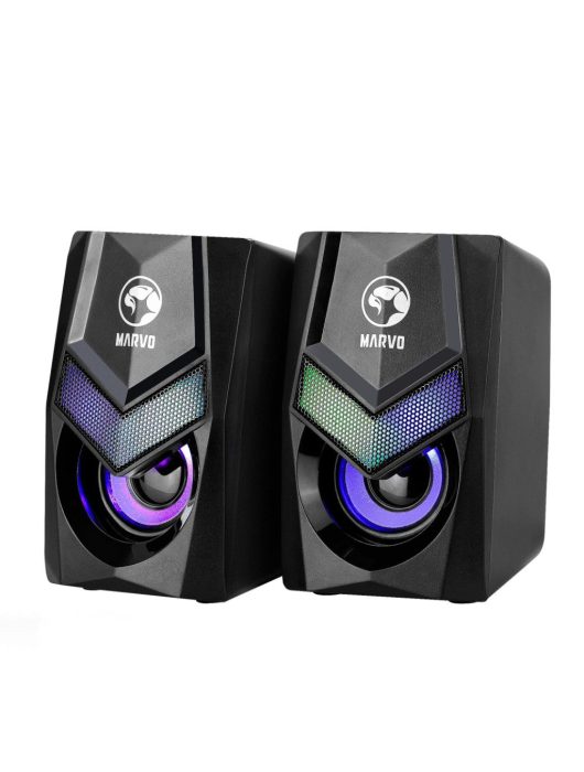 Marvo Havoc 10 2.0 Stereo RGB Gaming Speaker Black