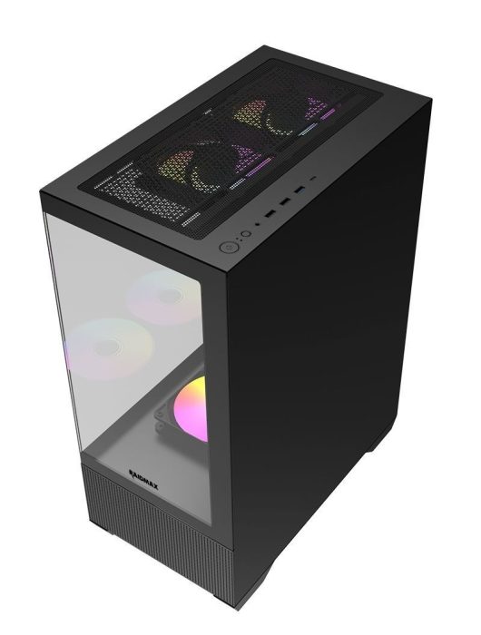 RaidMax i802 Air Tempered Glass Black