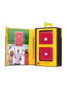 Kodak BRIXRD2 Soundbrix Mini Bluetooth Coloured Portable Two Speakers Red