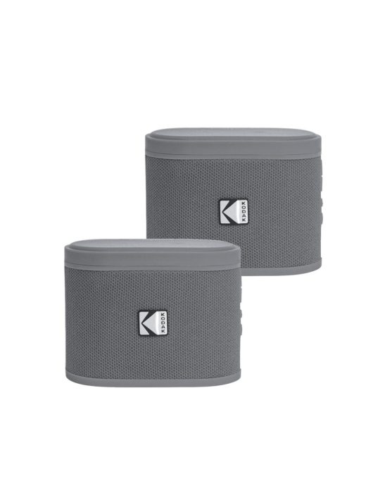Kodak BRIXG2 Soundbrix Mini Bluetooth Coloured Portable Two Speakers Grey