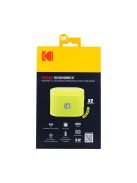 Kodak BRIXYL2 Soundbrix Mini Bluetooth Coloured Portable Two Speakers Yellow