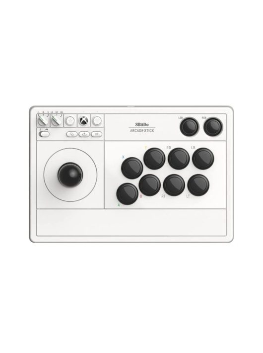 8BitDo Arcade Stick All Button Wireless Gamepad White