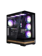 Zalman P40 Namu RGB Tempered Glass Black