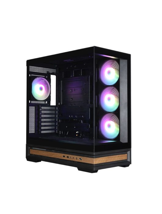 Zalman P40 Namu RGB Tempered Glass Black
