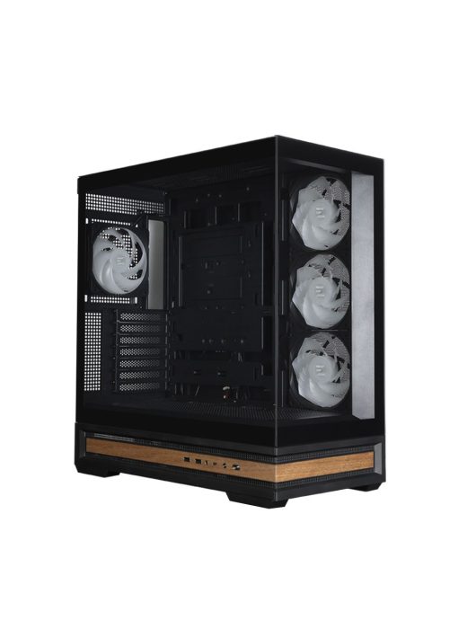 Zalman P40 Namu RGB Tempered Glass Black