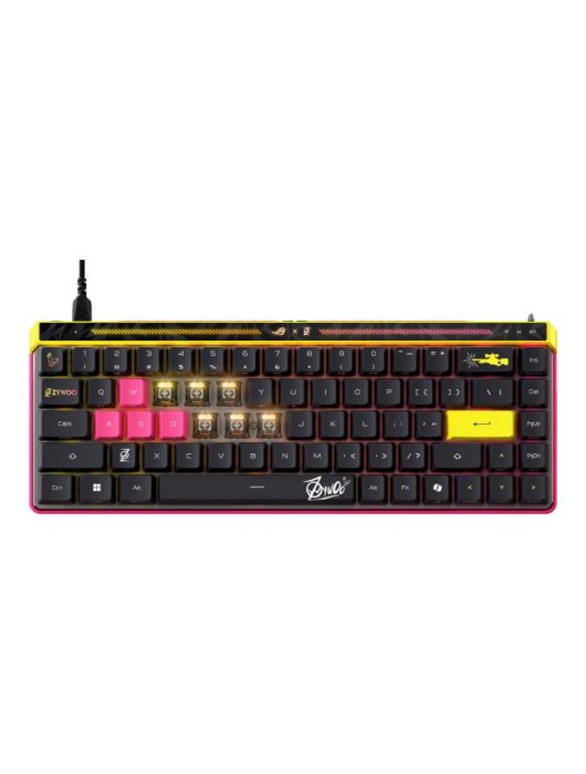 Asus ROG Falchion Ace HFX ZywOo Edition Gaming Keyboard Black/Pink US