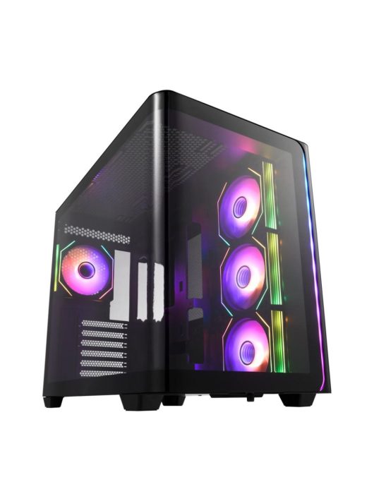 FSP M580 RGB Tempered Glass Black