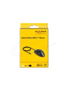 DeLock USB Type-C Mouse Black