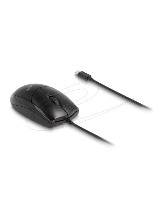 DeLock USB Type-C Mouse Black