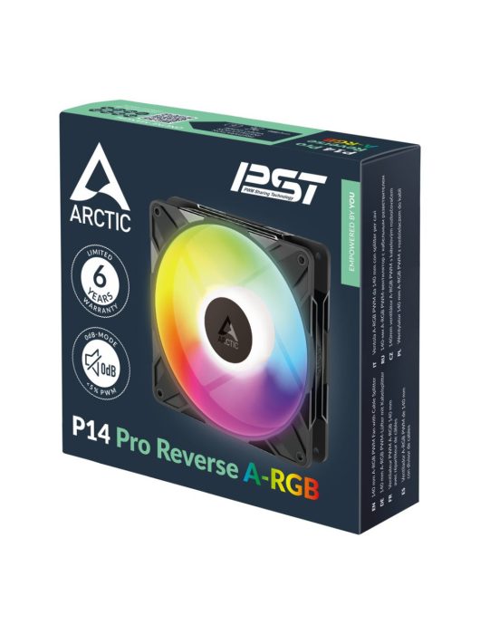 Arctic P14 Pro Reverse A-RGB Black (3 pack)