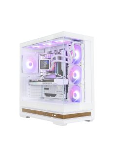 Zalman P40 Namu RGB Tempered Glass White