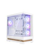 Zalman P40 Namu RGB Tempered Glass White