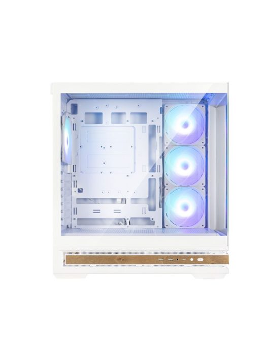 Zalman P40 Namu RGB Tempered Glass White