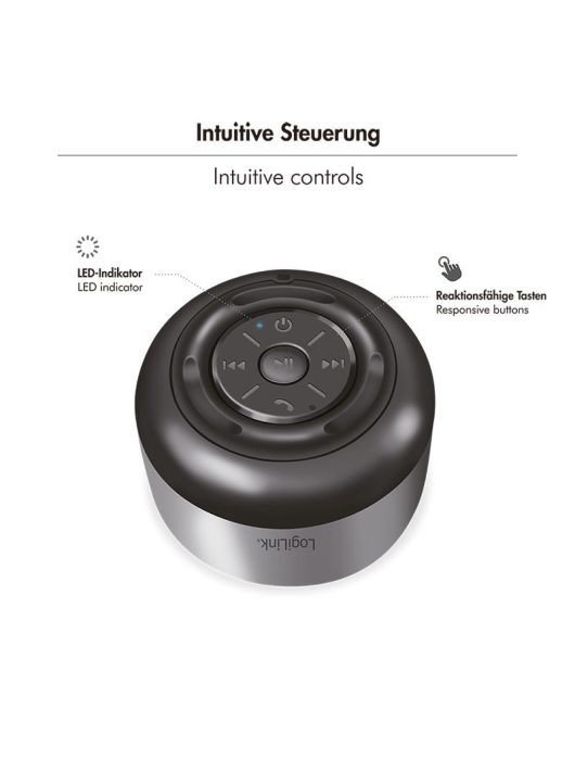 Logilink SP0063H Bluetooth Speaker Dark Grey