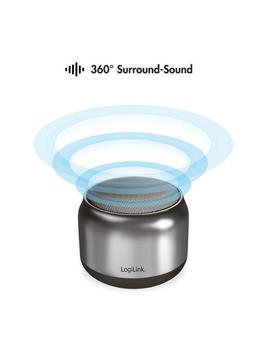 Logilink SP0063H Bluetooth Speaker Dark Grey