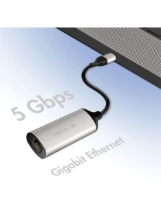   Logilink USB-C/M 3.2 Gen 1 to RJ45/F 5G Gigabit Ethernet Adapter Aluminium
