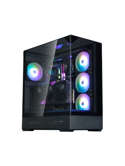 Zalman P40 Prism Plus RGB Tempered Glass Black