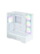 Zalman P40 Prism Plus RGB Tempered Glass White