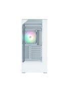 Zalman P40 Prism Plus RGB Tempered Glass White